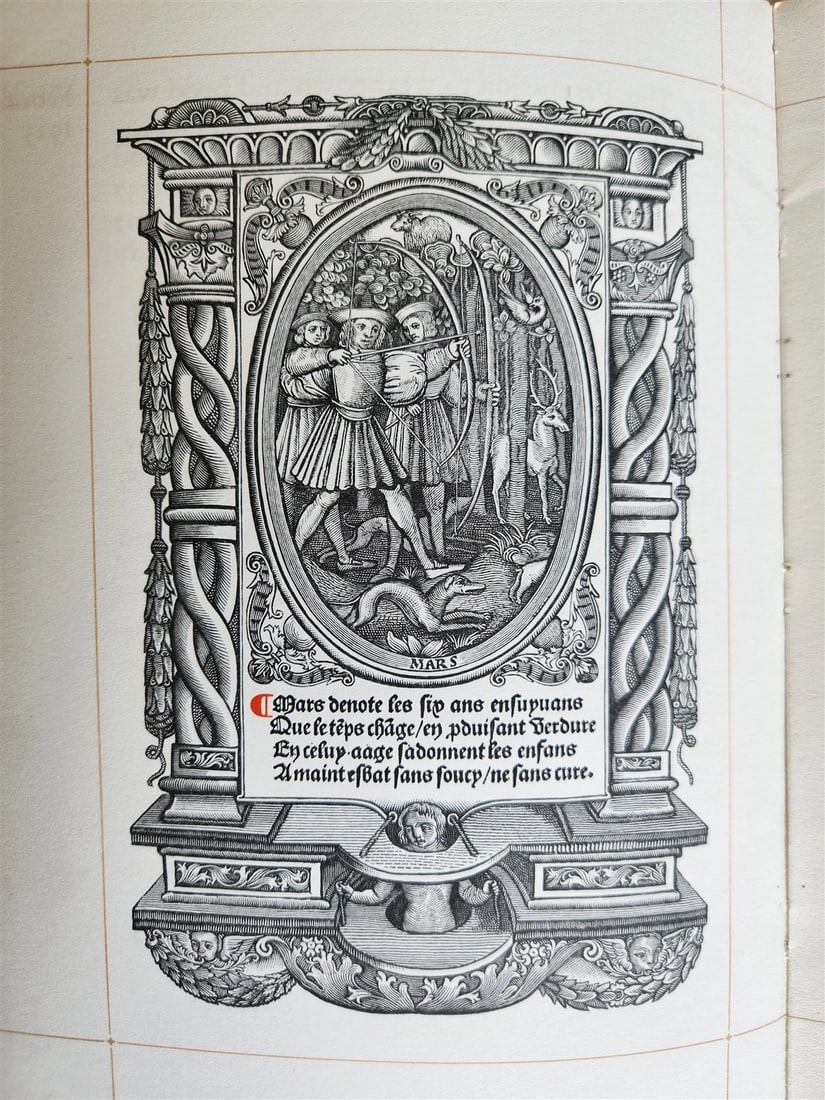 1922 CALENDAR FOR THE YEAR 1923 w/ 1523 12 Ages of Man plates antique - 14