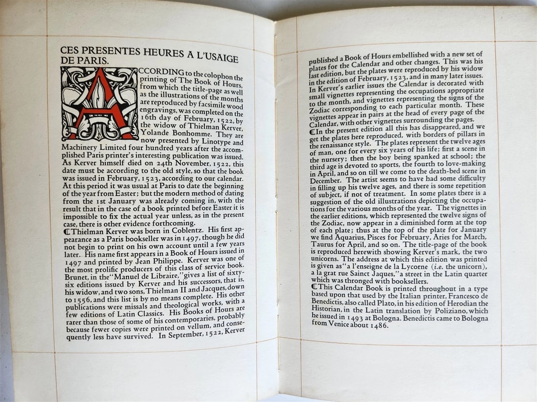 1922 CALENDAR FOR THE YEAR 1923 w/ 1523 12 Ages of Man plates antique - 17