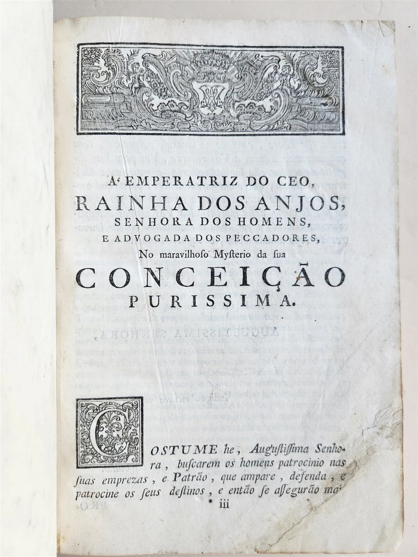 1762 JESIUT THEOLOGY FOLIO in PORTUGUESE antique by AFFONSO RODRIGUES - 4