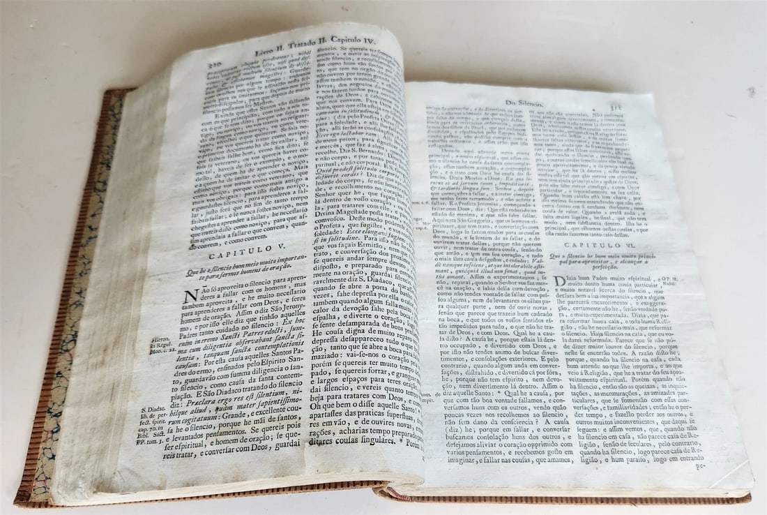 1762 JESIUT THEOLOGY FOLIO in PORTUGUESE antique by AFFONSO RODRIGUES - 6