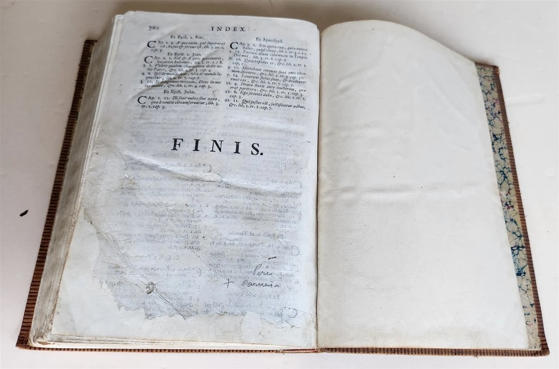 1762 JESIUT THEOLOGY FOLIO in PORTUGUESE antique by AFFONSO RODRIGUES - 9