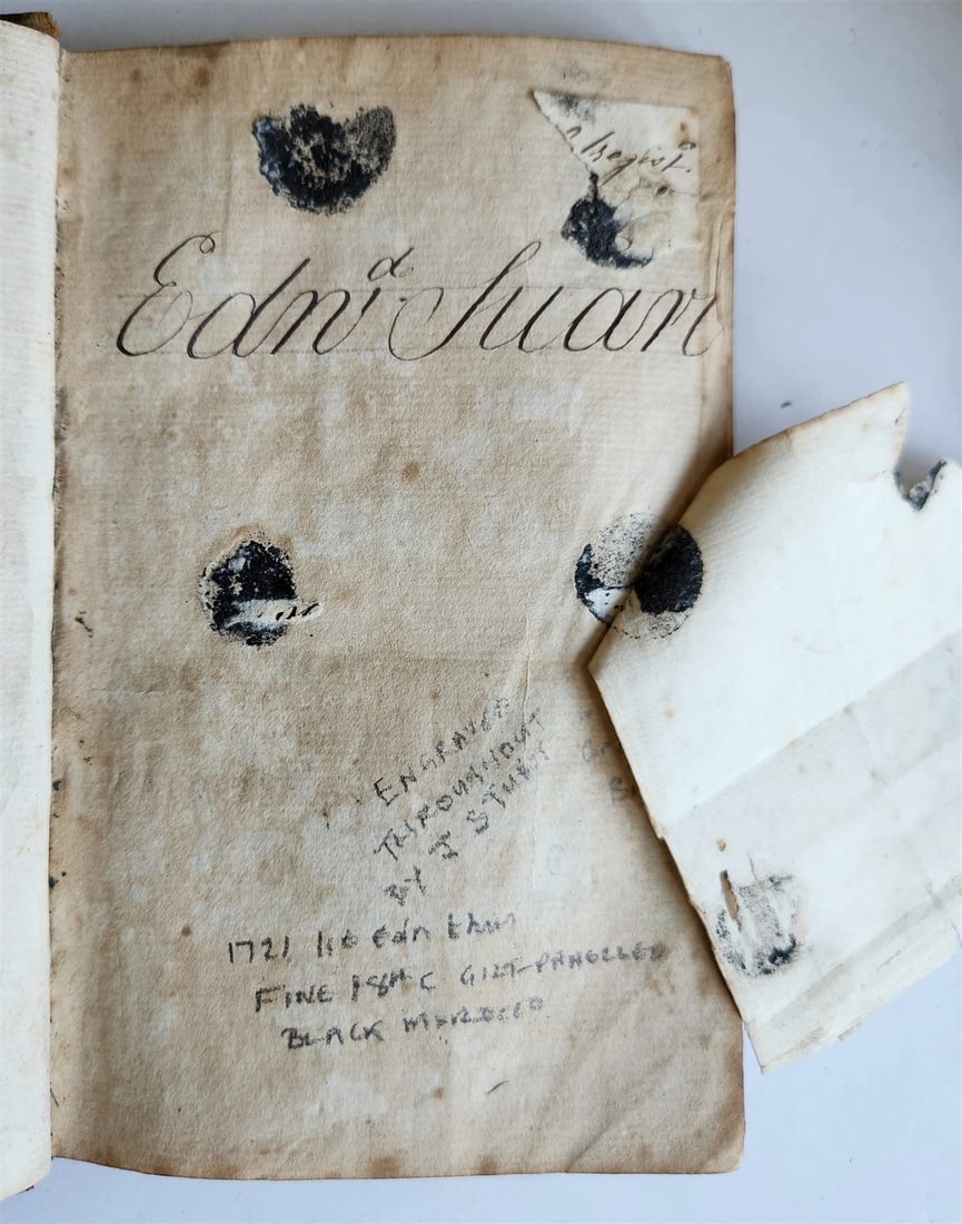 1721 ORTHODOX COMMUNICANT in ENGLISH w/ 82 ENGRAVINGS antique ORIGINAL BINDING - 7