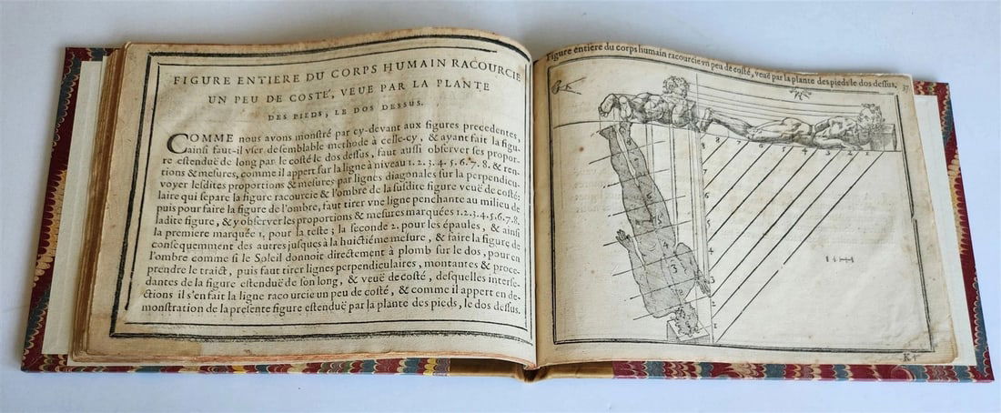 1676 DRAWING BOOK by Jean Cousin antique ILLUSTRATED w/ 33 MAGNIFICENT WOODCUTS - 6