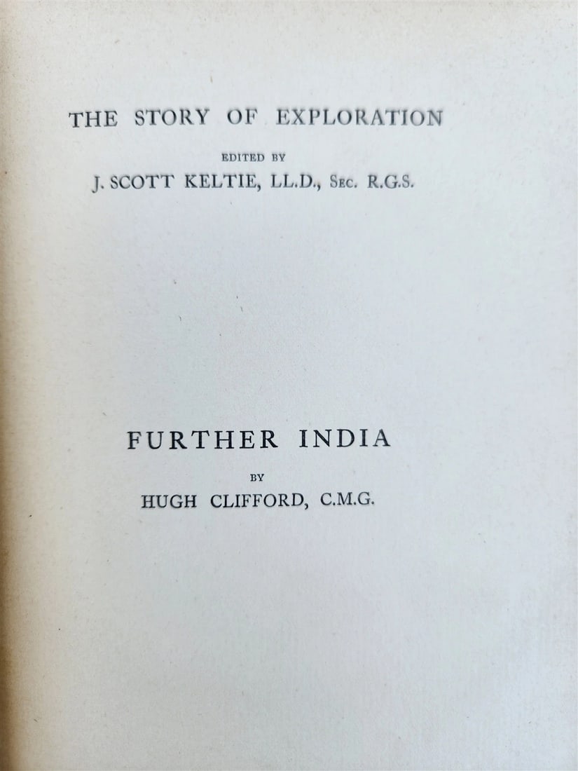 1905 FURTHER INDIA EXPLORATION in BURMA MALAYA SIAM INDO-CHINA antique ILLUSTR. - 3
