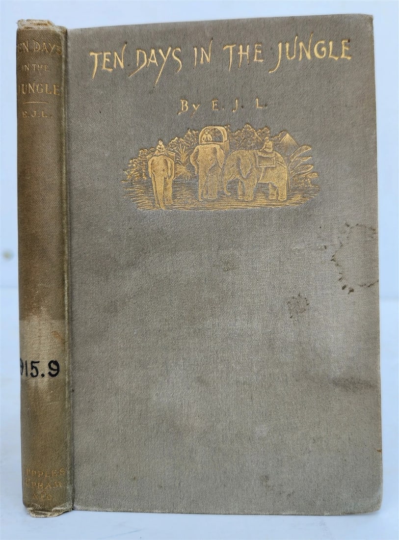 1885 Ten Days in the Jungle antique ILLUSTRATED (1 of 3)