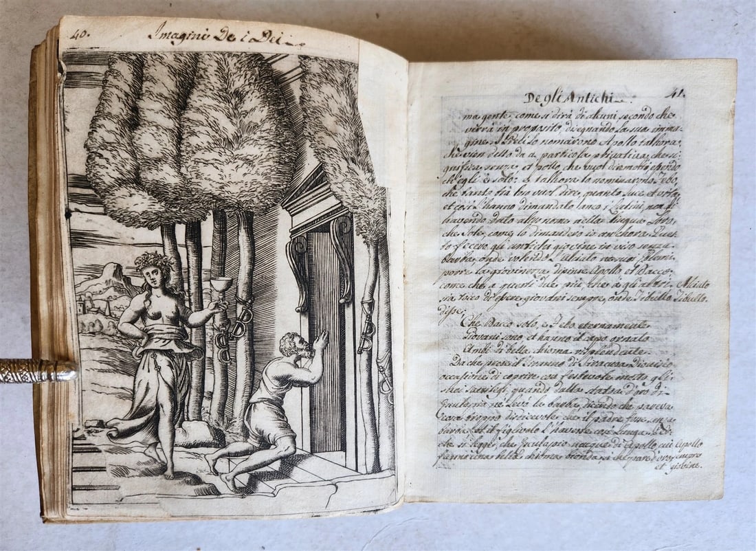 1587 ICONOGRAPHY ILLUSTRATED IDOLS & RELIGIOUS CEREMONIES of ANCIENTS antique - 6