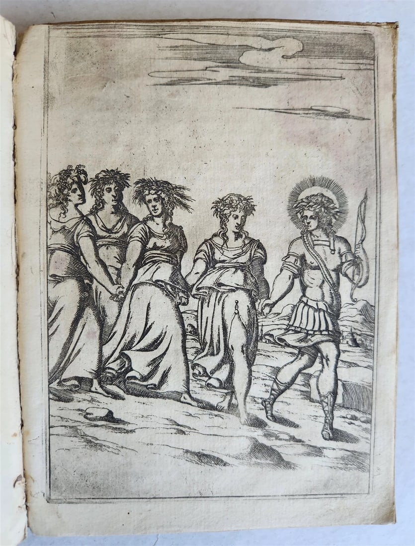 1587 ICONOGRAPHY ILLUSTRATED IDOLS & RELIGIOUS CEREMONIES of ANCIENTS antique - 9