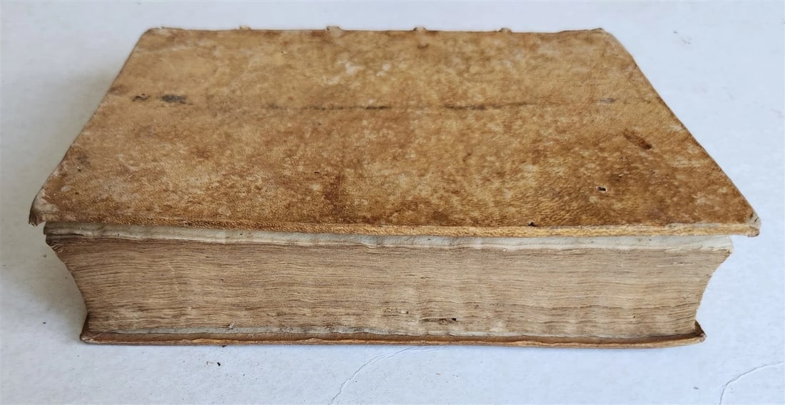 1607 PLUTARCH LIVES of ILLUSTRIOUS GREEKS & ROMANS antique VELLUM ILLUSTRATED - 9