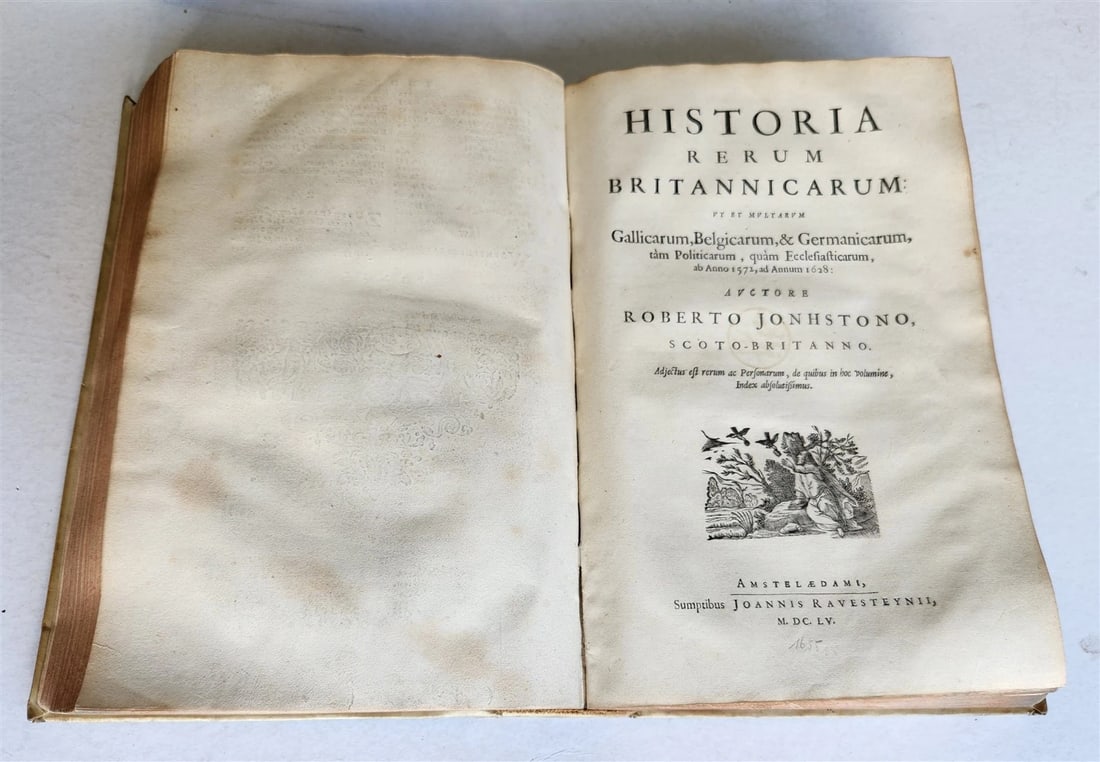 1633 EUROPE HISTORY antique FOLIO Britannicarum Gallicarum Belgicarum Germanica - 10