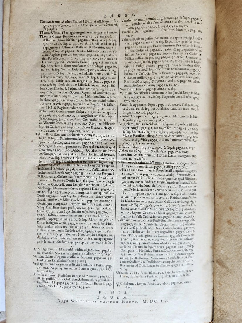 1633 EUROPE HISTORY antique FOLIO Britannicarum Gallicarum Belgicarum Germanica - 14