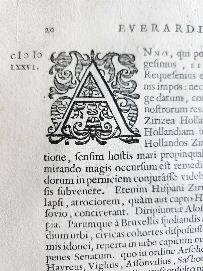 1633 EUROPE HISTORY antique FOLIO Britannicarum Gallicarum Belgicarum Germanica - 6