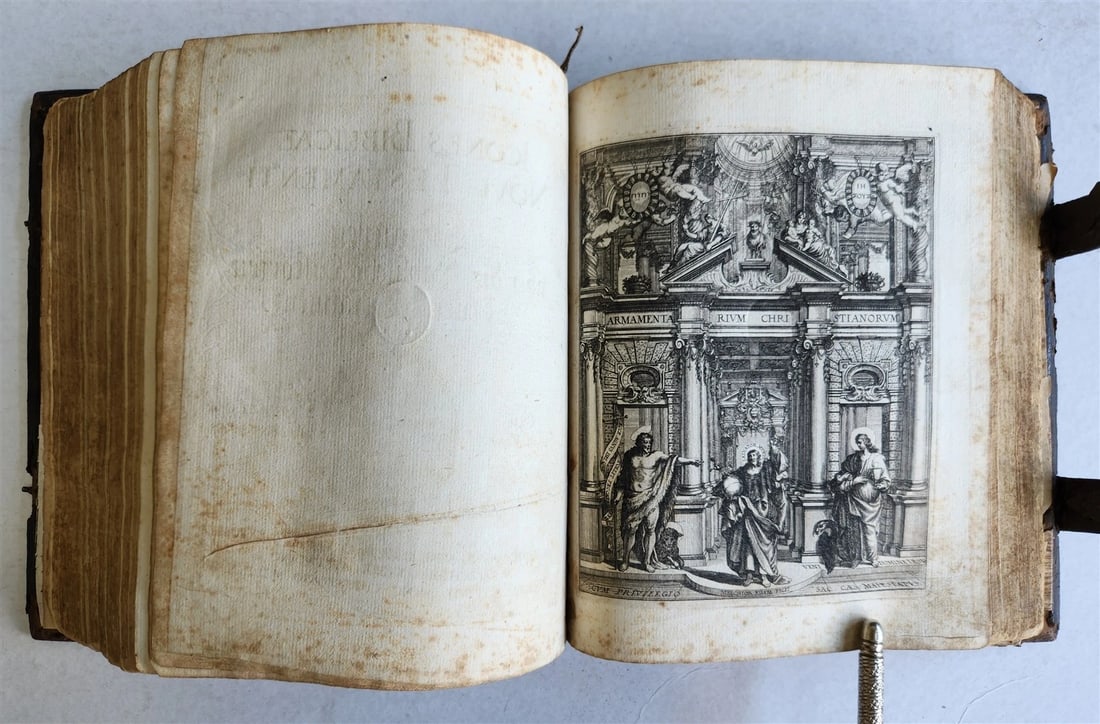 1679 ILLUSTRATED BIBLE antique Icones biblicae Veteris et Novi Testamenti RARE - 17