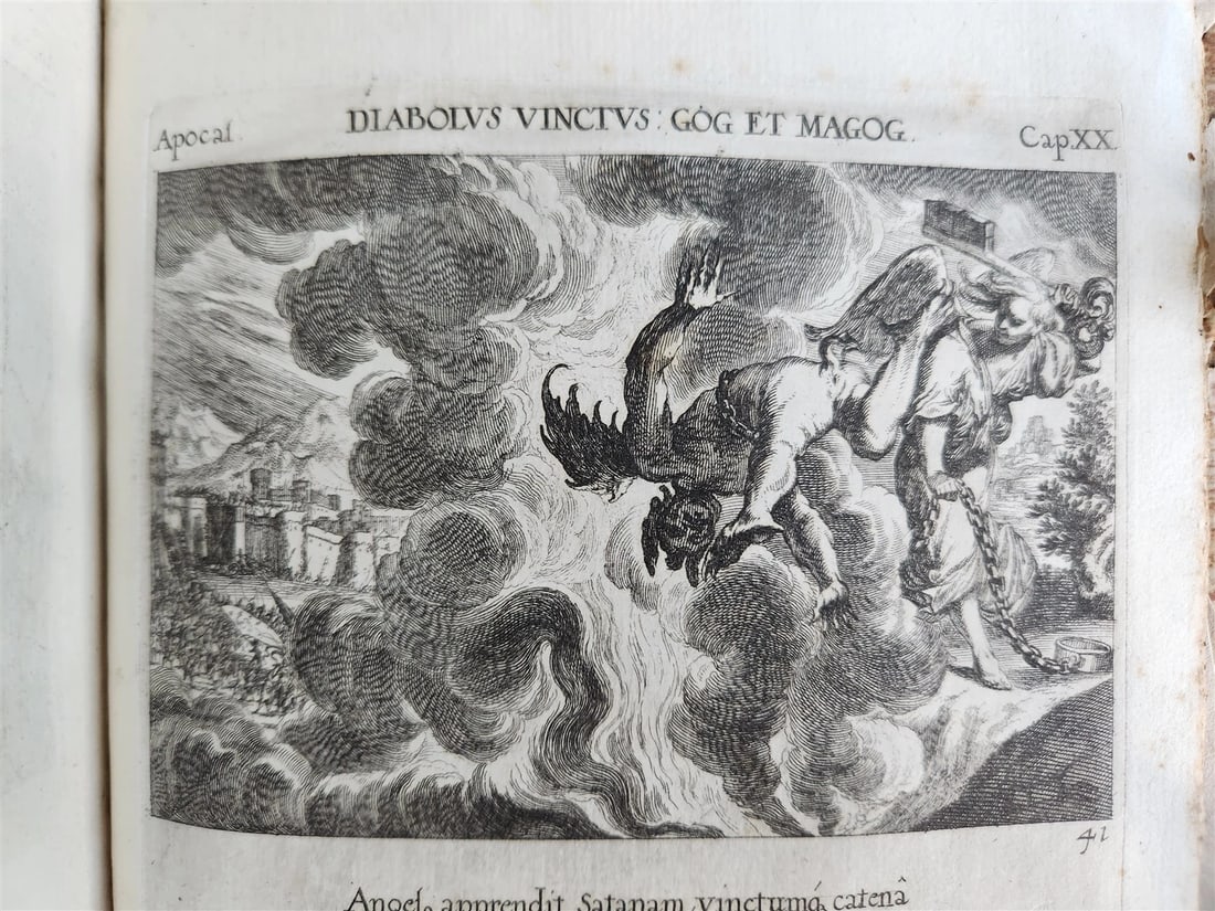 1679 ILLUSTRATED BIBLE antique Icones biblicae Veteris et Novi Testamenti RARE - 9