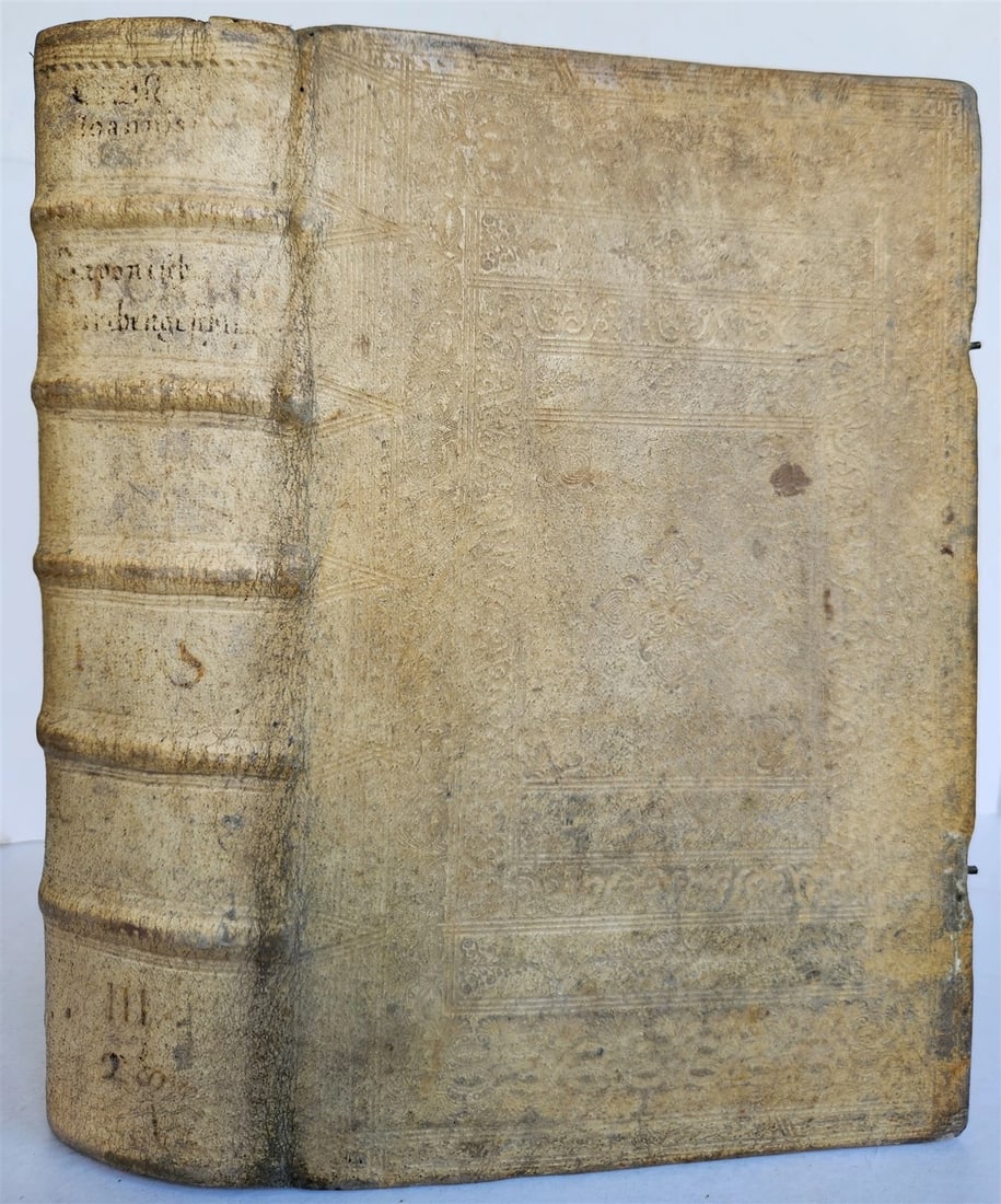 1738 JAPANESE HISTORY antique ILLUSTRATED PIGSKIN FOLIO Jesuit mission in Japan (1 of 14)