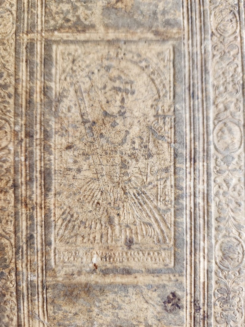 1576 MARTIN LUTHER COLLOQUIA 16th CENTURY PIGSKIN BOUND FOLIO antique - 7