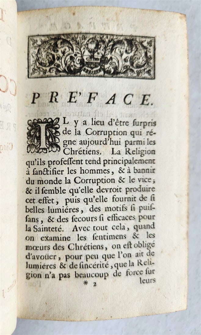 1721 TREATISE on SOURCES of CORRUPTION by OSTERWALD antique vellum binding - 5