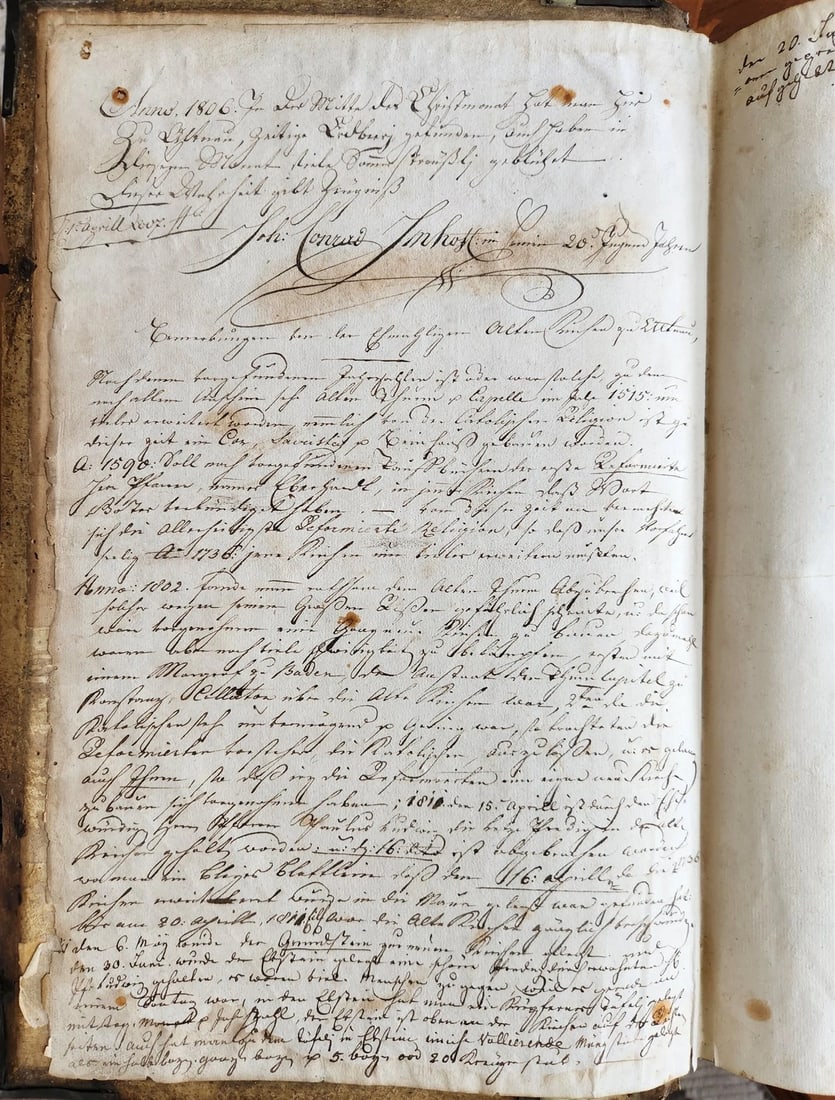 1755 BIBLE in GERMAN ULRICH antique PIGSKIN BINDING METAL FITTINGS MASSIVE FOLIO - 3