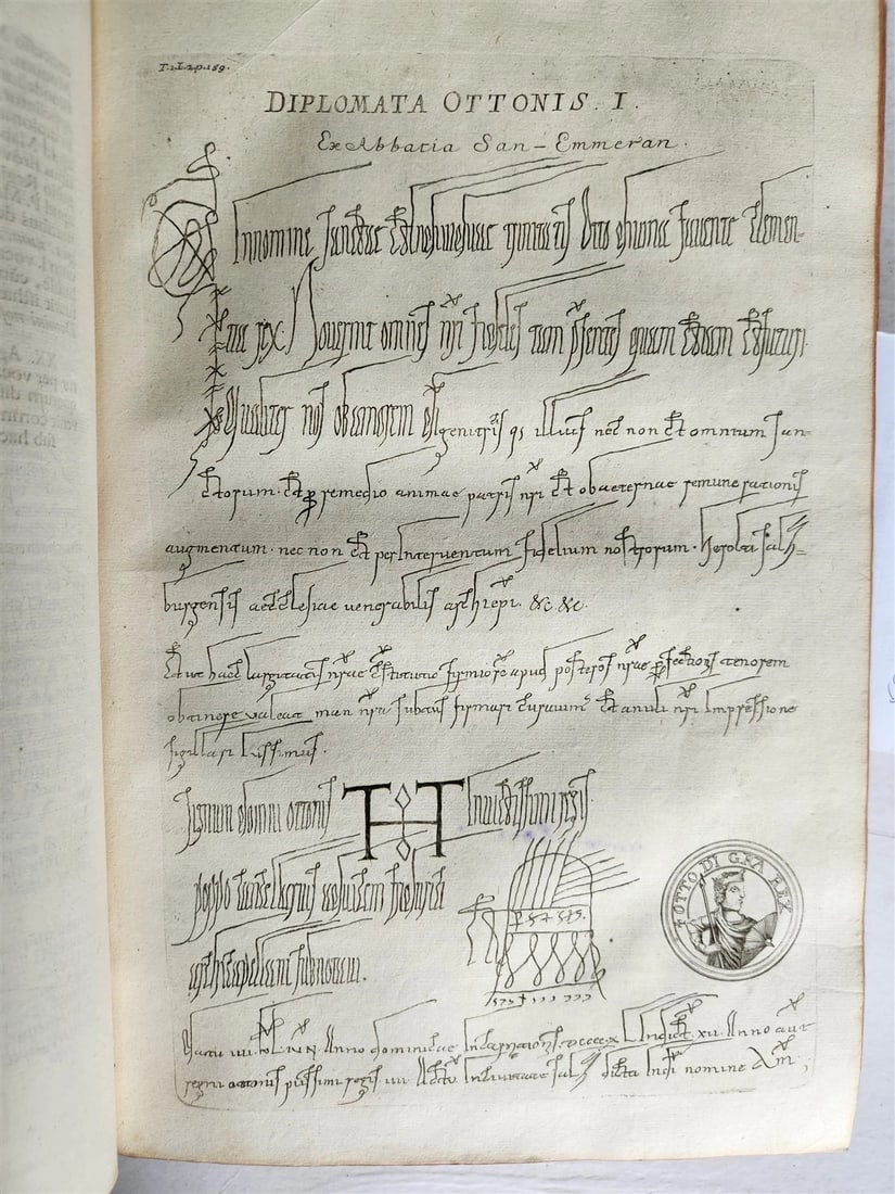 1732 CHRONICON GOTWINCENSE ABBEY ILLUSTRATED antique VELLUM BOUND MASSIVE FOLIO - 15