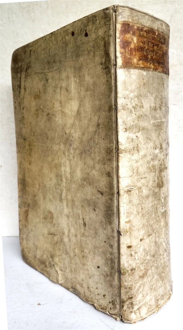 1732 CHRONICON GOTWINCENSE ABBEY ILLUSTRATED antique VELLUM BOUND MASSIVE FOLIO - 2