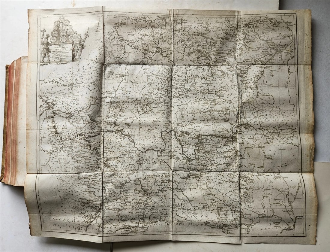 1732 CHRONICON GOTWINCENSE ABBEY ILLUSTRATED antique VELLUM BOUND MASSIVE FOLIO - 4