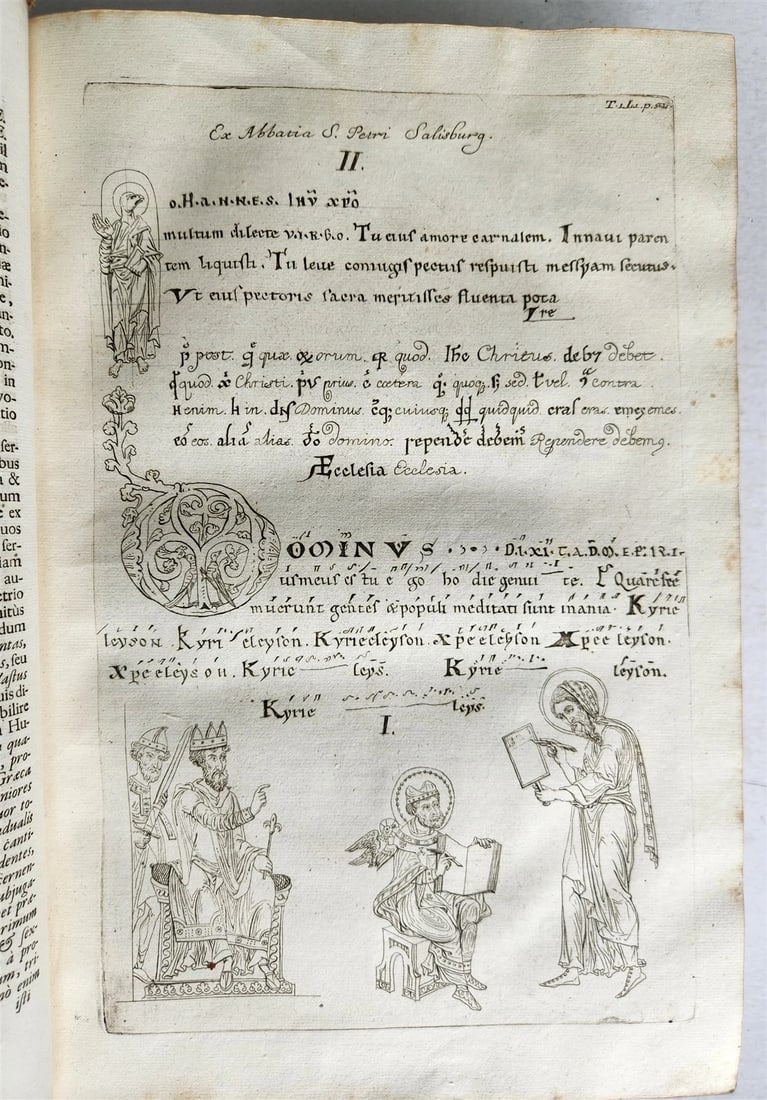 1732 CHRONICON GOTWINCENSE ABBEY ILLUSTRATED antique VELLUM BOUND MASSIVE FOLIO - 9