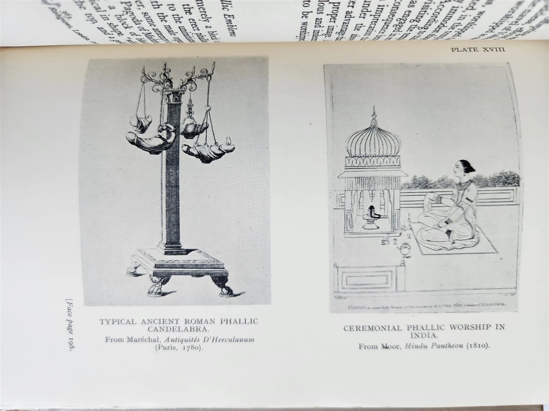 1950s PHALLIC WORSHIP ILLUSTRATED G.Scott vintage LIMITED EDITION NUMBERED COPY - 10