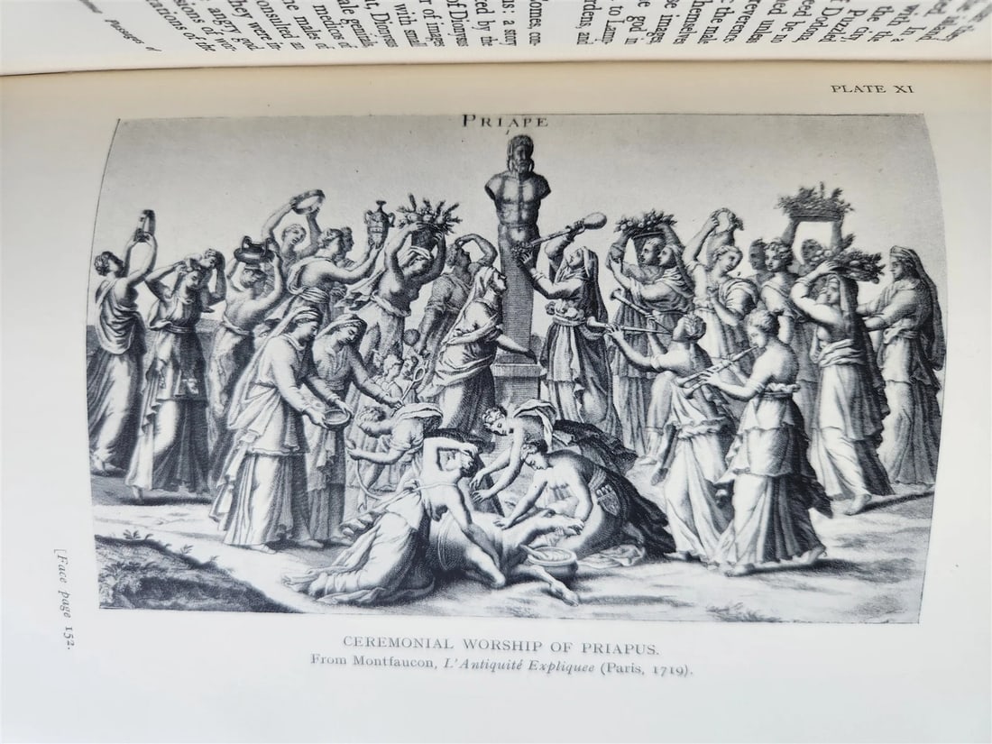 1950s PHALLIC WORSHIP ILLUSTRATED G.Scott vintage LIMITED EDITION NUMBERED COPY - 12