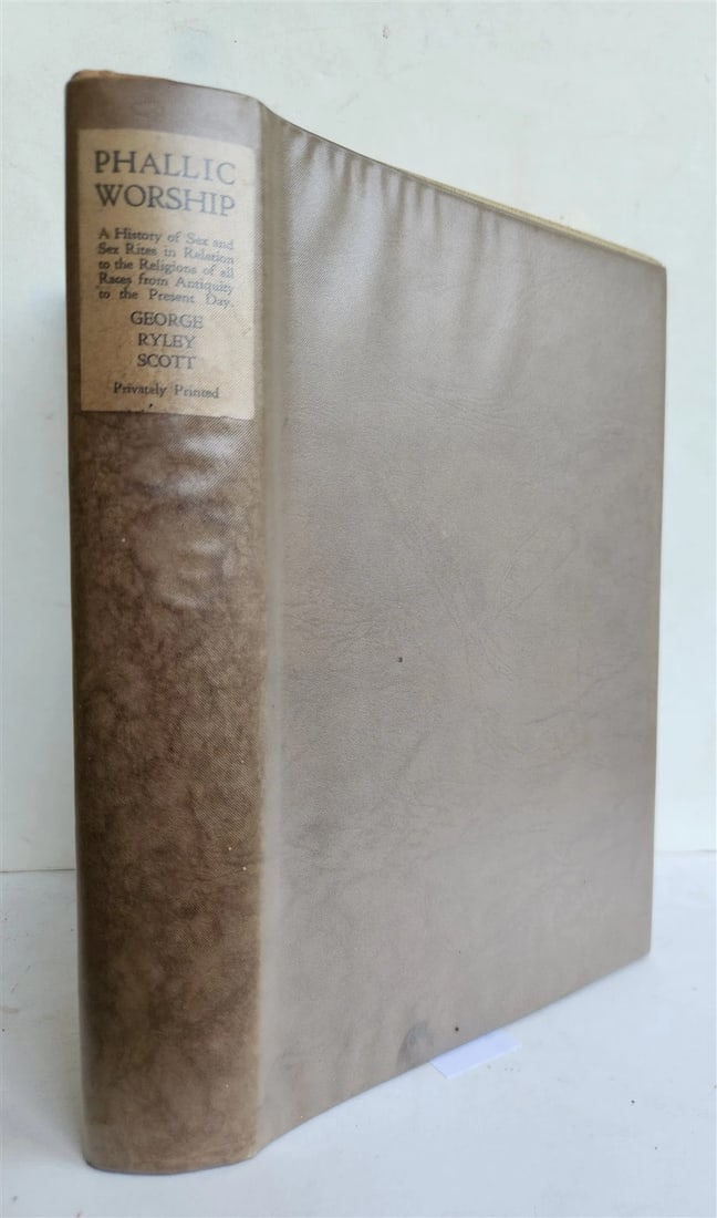 1950s PHALLIC WORSHIP ILLUSTRATED G.Scott vintage LIMITED EDITION NUMBERED COPY - 2