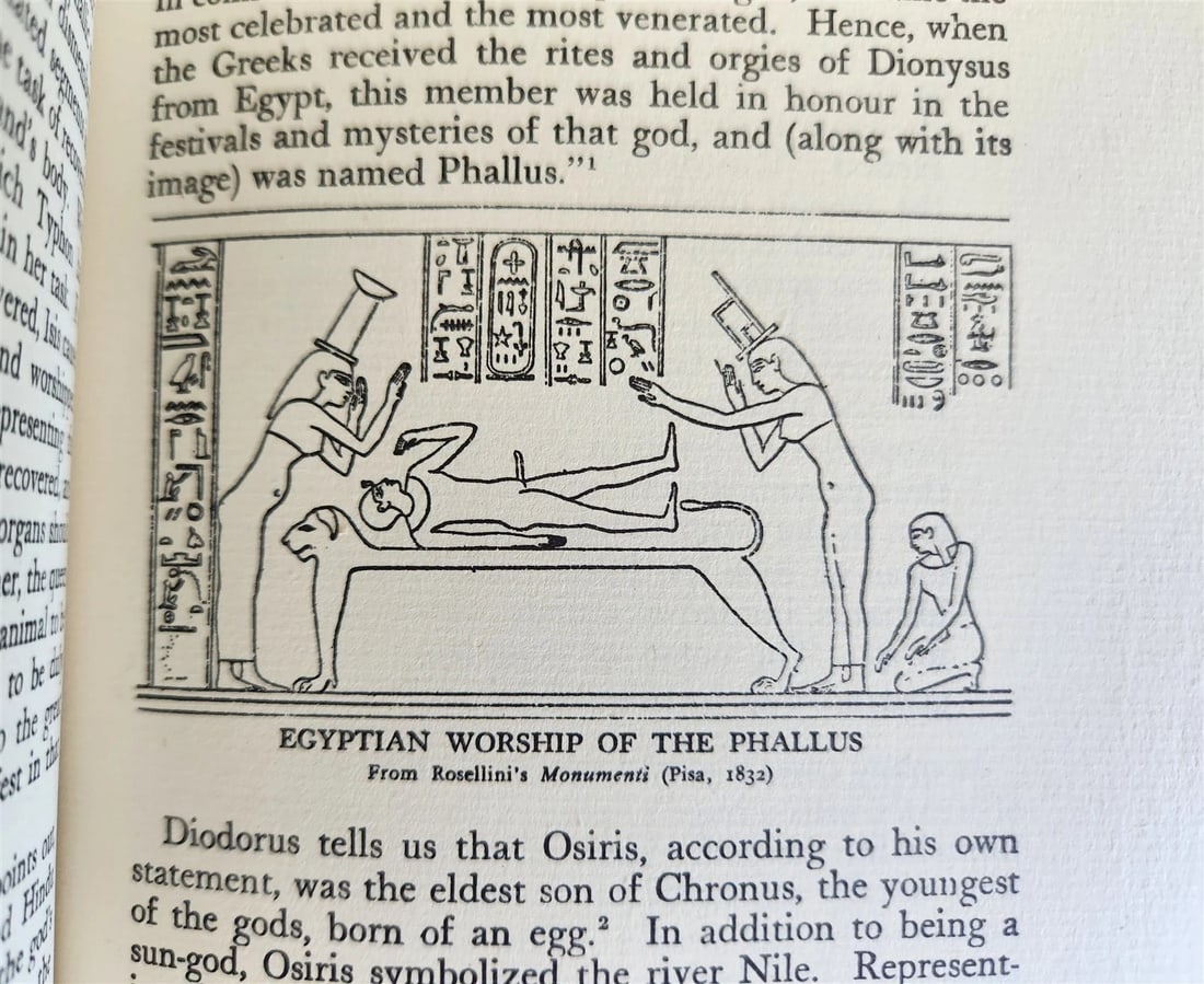 1950s PHALLIC WORSHIP ILLUSTRATED G.Scott vintage LIMITED EDITION NUMBERED COPY - 9