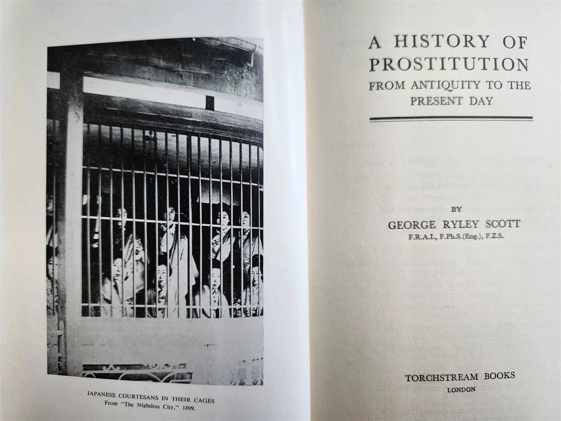 1954 HISTORY of PROSTITUTION ILLUSTRATED vintage LIMITED EDITION NUMBERED COPY (1 of 18)