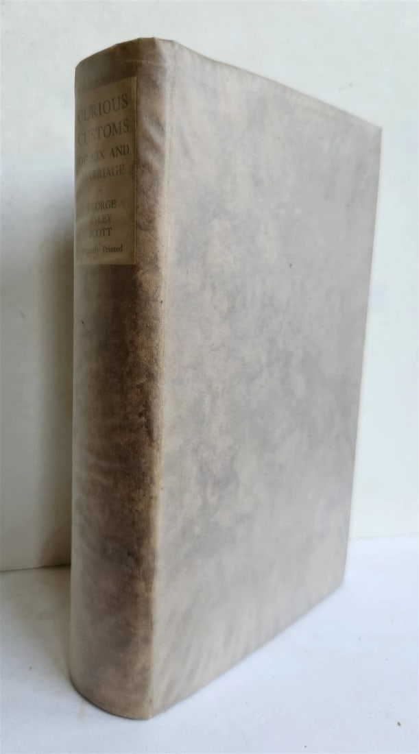 1950s CURIOS CUSTOMS of SEX & MARRIAGE ILLUSTRATED vintage LTD EDITION NUMBERED - 3