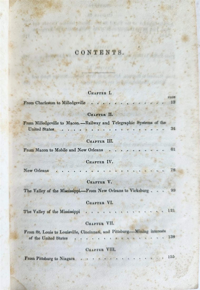 1849 WESTERN WORLD TRAVELS in UNITED STATES incl. CALIFORNIA in 1846-47 antique - 5