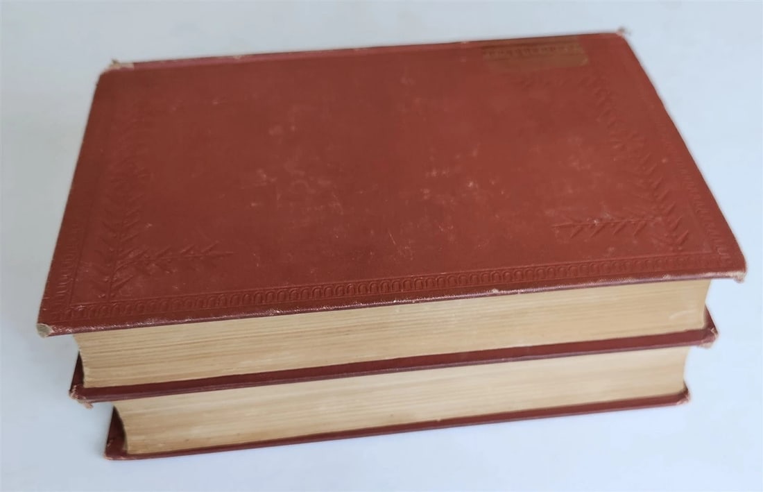 1876 CHARLES DARWIN VARIATION of ANIMALS & PLANTS antique 2 VOLUMES 2nd US ed. - 2