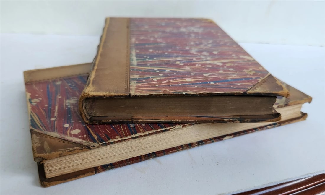 1834 CHANNEL ISLAND JERSEY GUERNSEY ALDERNEY antique 2 VOLS ILLUSTRATED w/ MAPS - 3