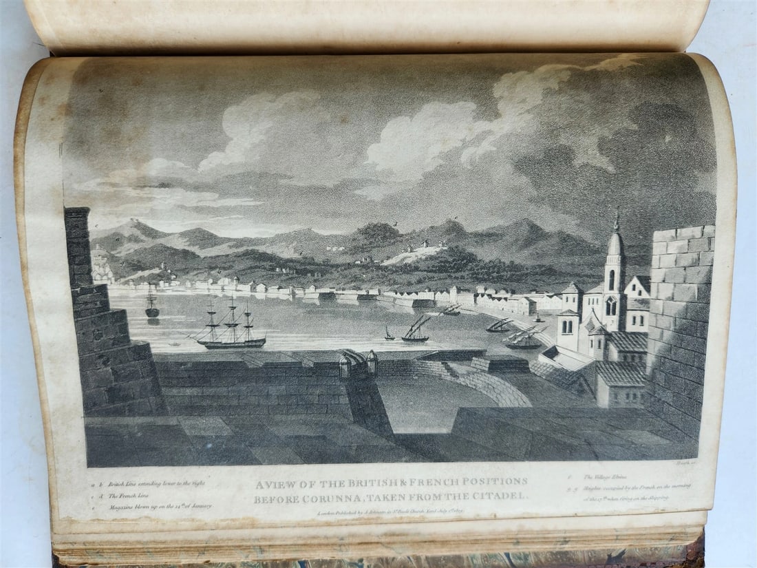 1809 NARRATIVE of CAMPAIGN of BRITISH ARMY in SPAIN antique ILLUSTRATED w/MAPS - 6