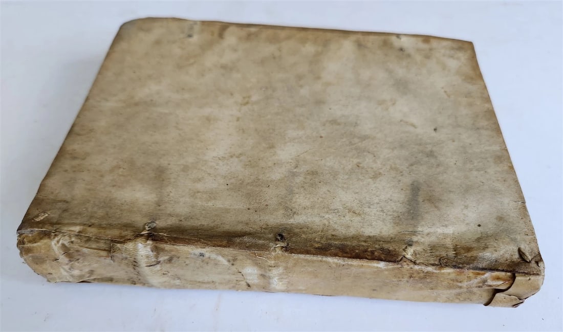 1567 LAW BOOK RESPONSA CAUSAE FINARIENSIS by JACOBI MENOCHII antique VELLUM - 2
