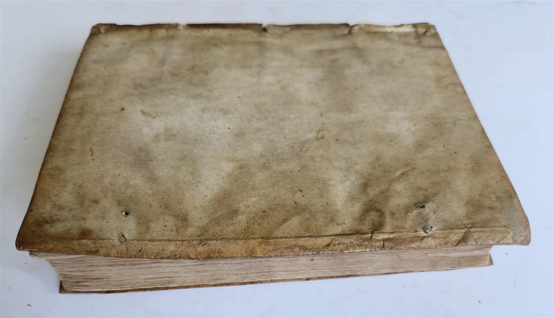 1567 LAW BOOK RESPONSA CAUSAE FINARIENSIS by JACOBI MENOCHII antique VELLUM - 3