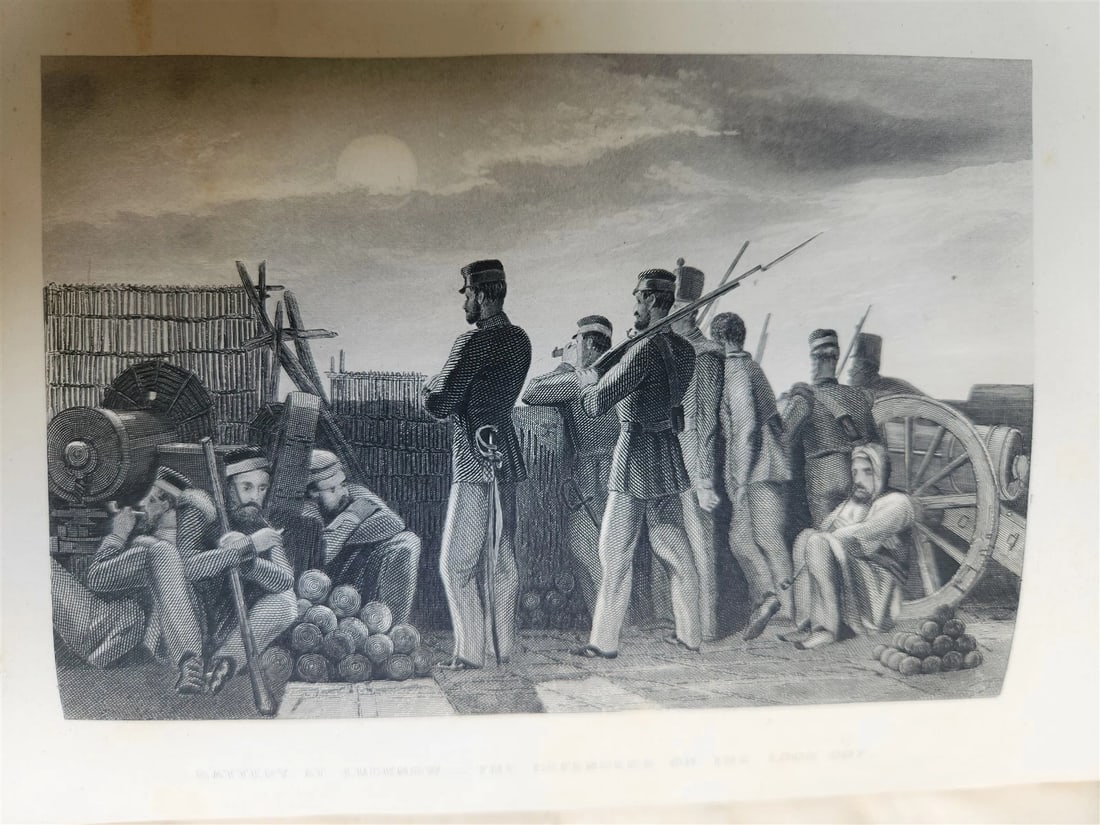 1860s HISTORY of INDIAN MUTINY by CHARLES BALL 2 VOLS antique ILLUSTRATED INDIA - 6