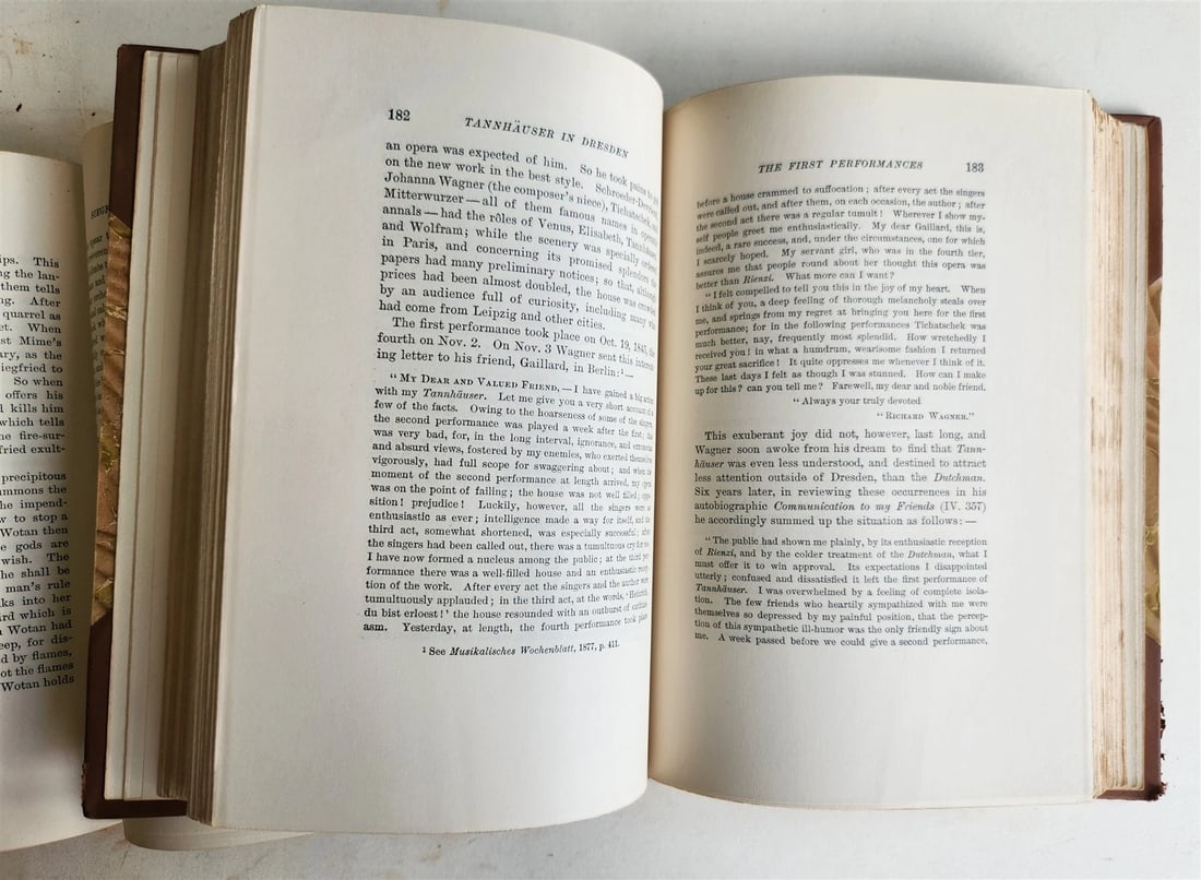 1901 WAGNER AND HIS WORKS by Henry Finck 2 VOLUMES antique ILLUSTRATED - 7