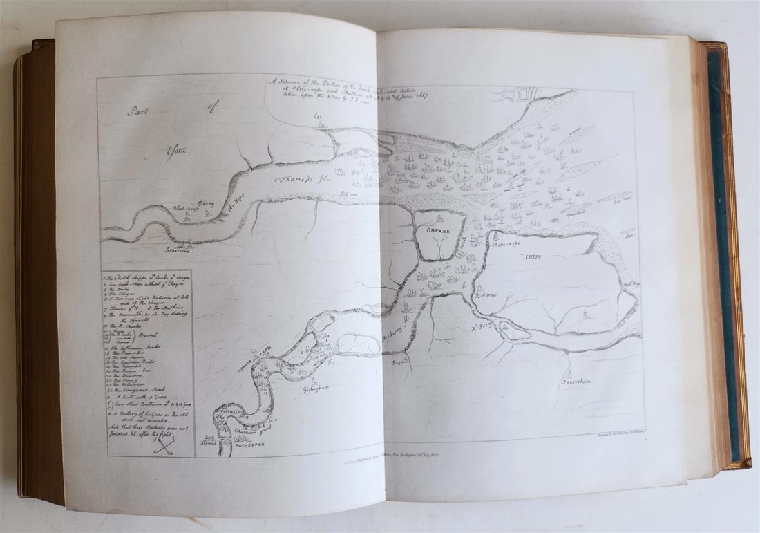 1825 PEPYS'S MEMORIES 2 VOLUMES antique ILLUSTRATED in ENGLISH 1st EDITION folio - 15