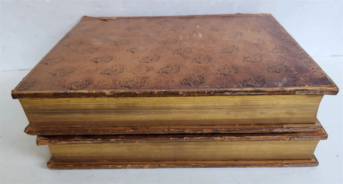 1825 PEPYS'S MEMORIES 2 VOLUMES antique ILLUSTRATED in ENGLISH 1st EDITION folio - 2