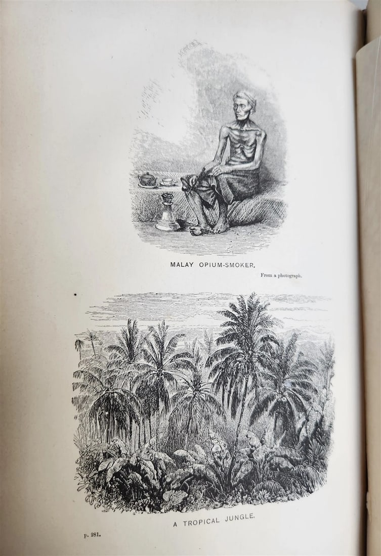 1869 TRAVELS TO EAST INDIAN ARCHIPELAGO antique ILLUSTRATED - 13