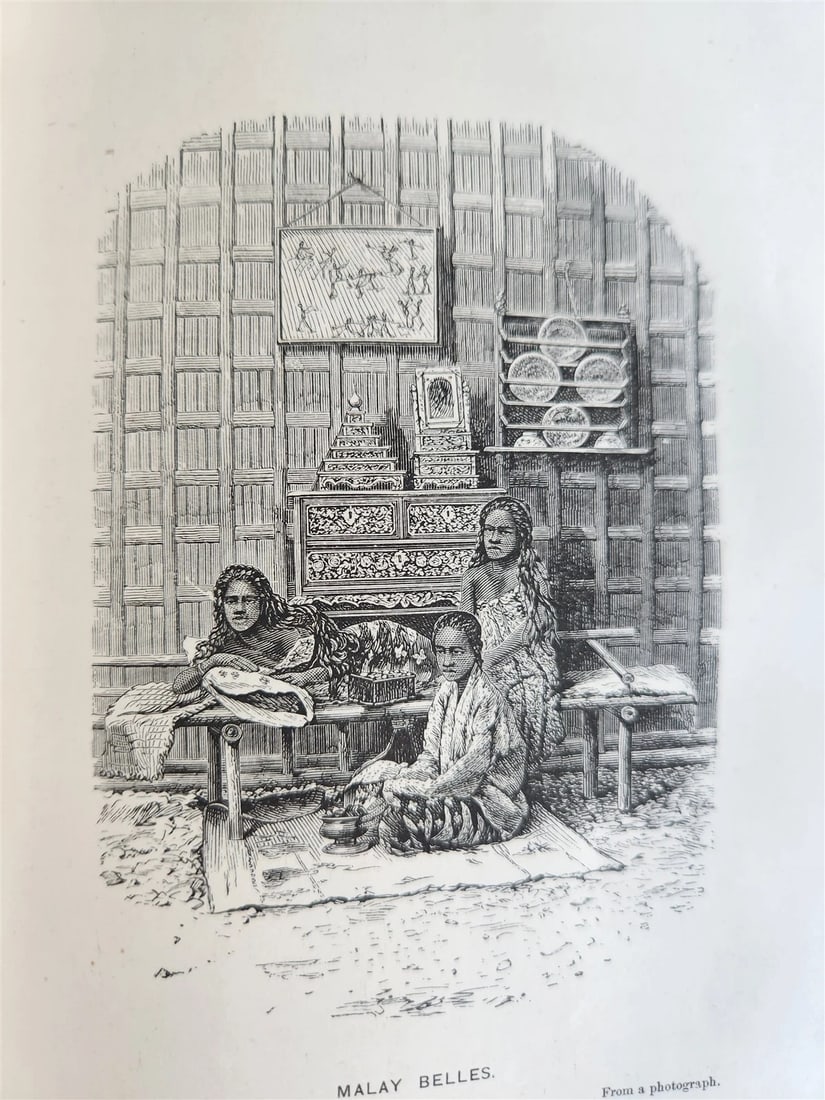 1869 TRAVELS TO EAST INDIAN ARCHIPELAGO antique ILLUSTRATED - 17