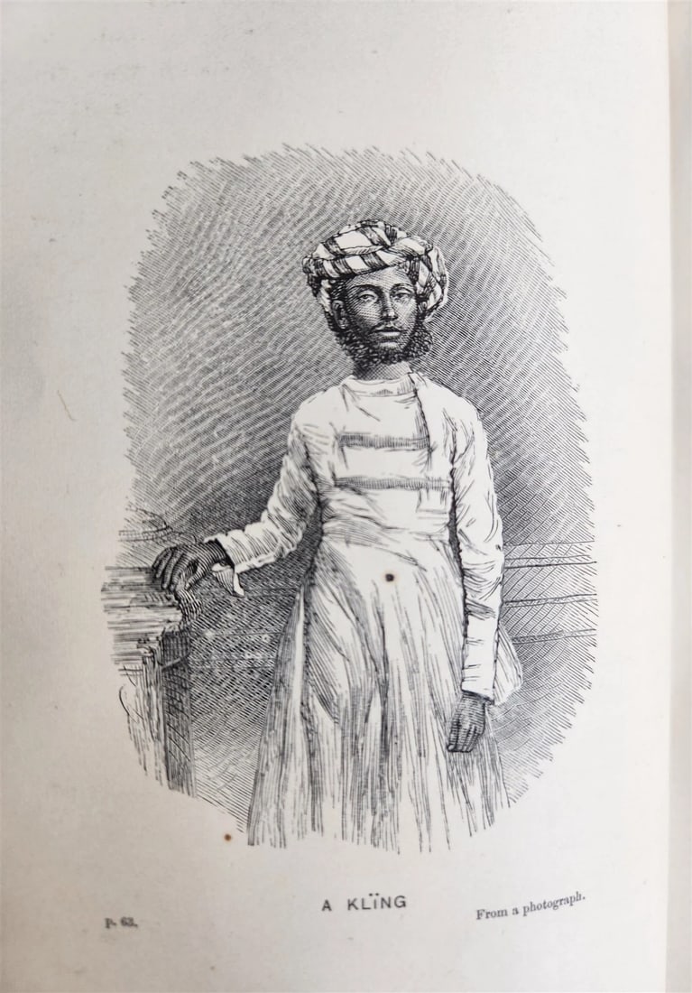 1869 TRAVELS TO EAST INDIAN ARCHIPELAGO antique ILLUSTRATED - 8