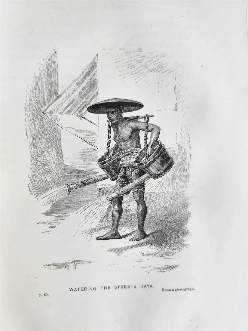 1869 TRAVELS TO EAST INDIAN ARCHIPELAGO antique ILLUSTRATED - 9