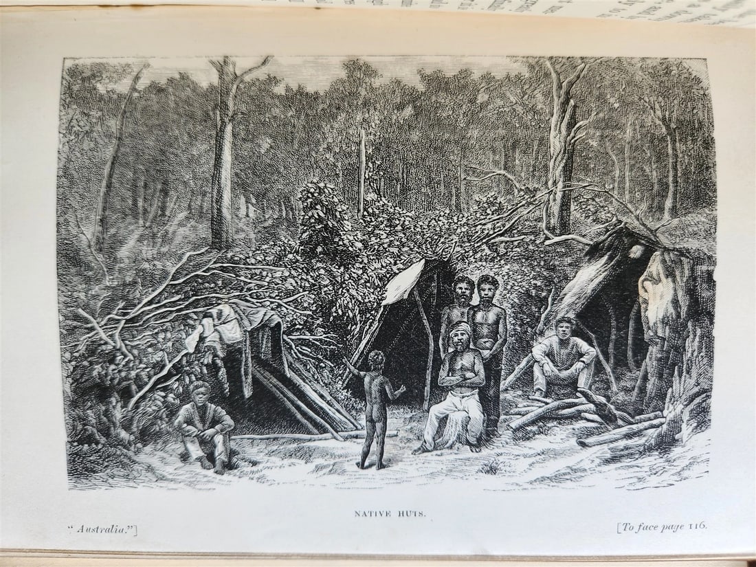 1884 AUSTRALIA THE COUNTRY & ITS INHABITANTS antique ILLUSTRATED - 10