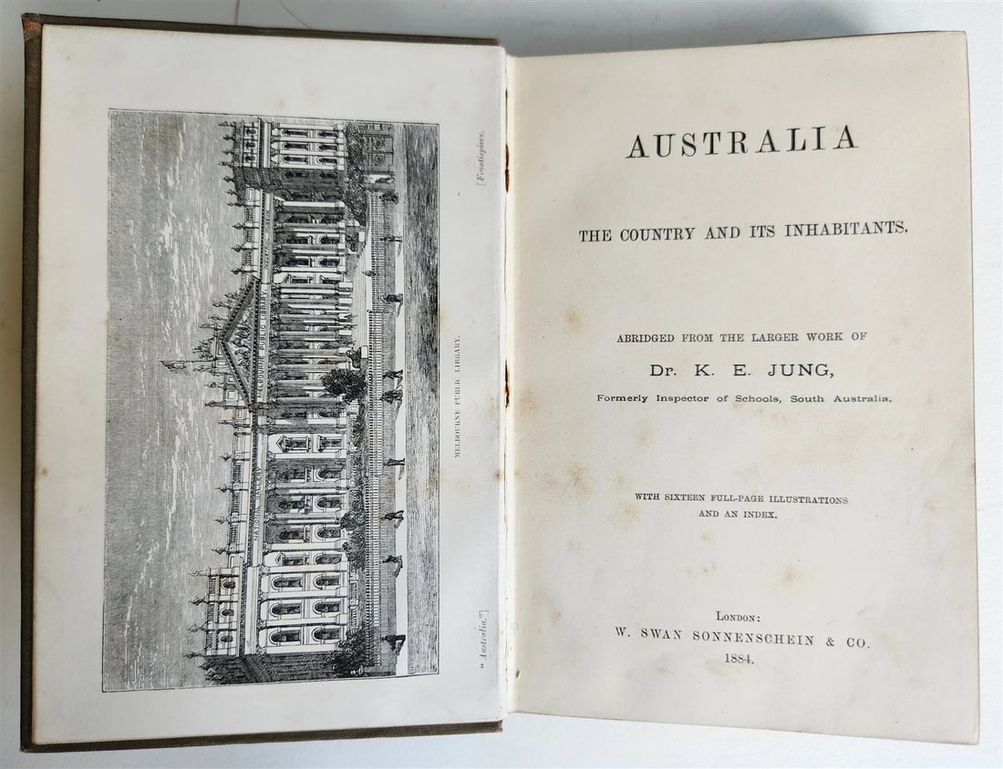 1884 AUSTRALIA THE COUNTRY & ITS INHABITANTS antique ILLUSTRATED - 3