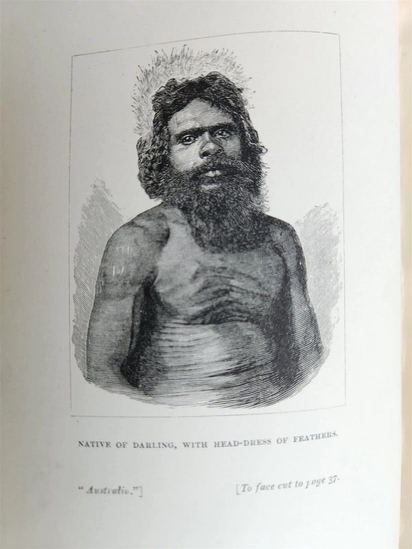 1884 AUSTRALIA THE COUNTRY & ITS INHABITANTS antique ILLUSTRATED - 4