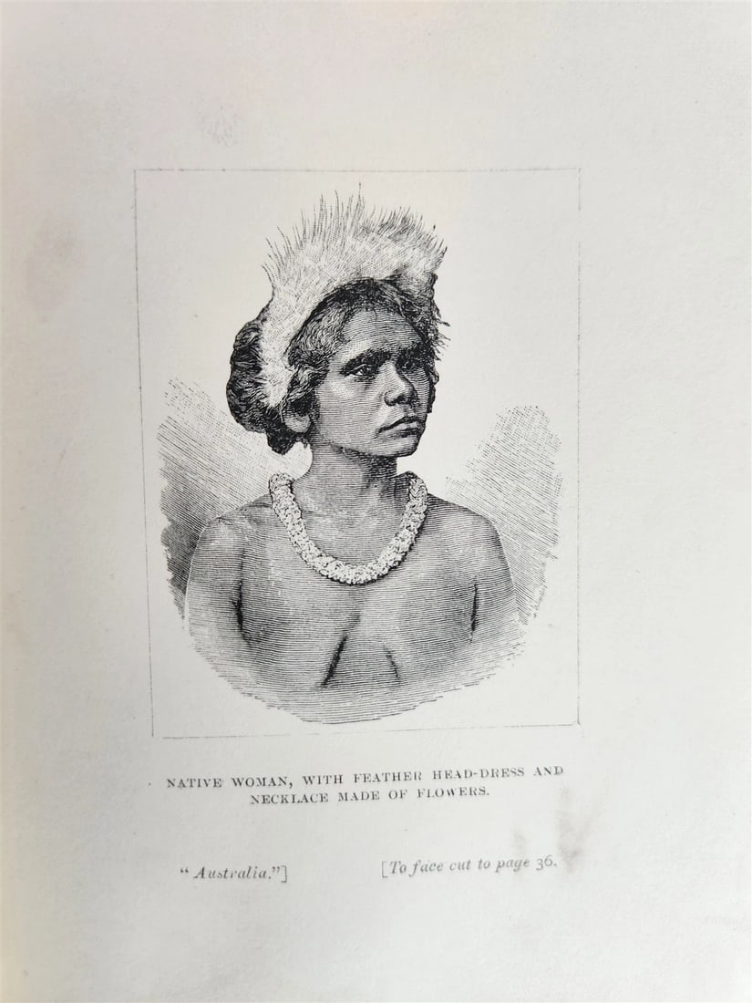 1884 AUSTRALIA THE COUNTRY & ITS INHABITANTS antique ILLUSTRATED - 5