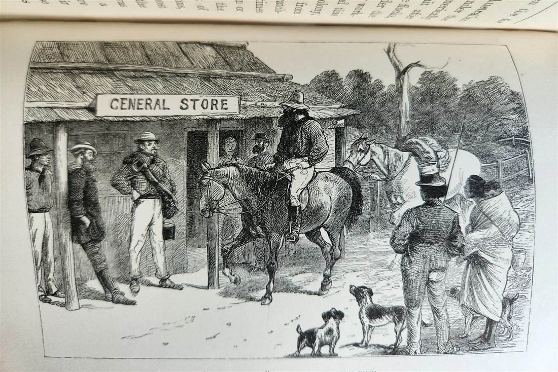 1884 AUSTRALIA THE COUNTRY & ITS INHABITANTS antique ILLUSTRATED - 6